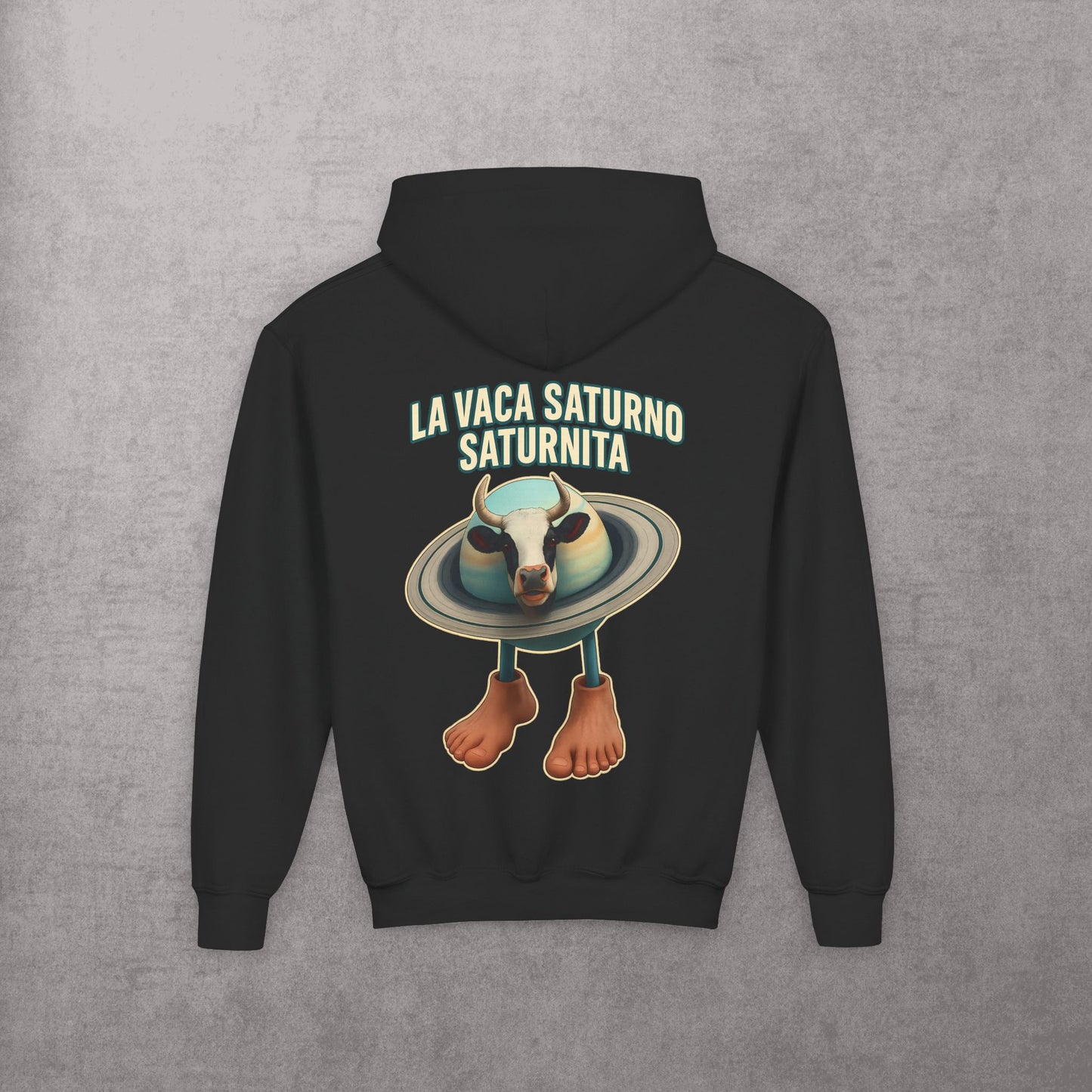 Youth Hoodie “LA VACA SATURNO SATURNITA”