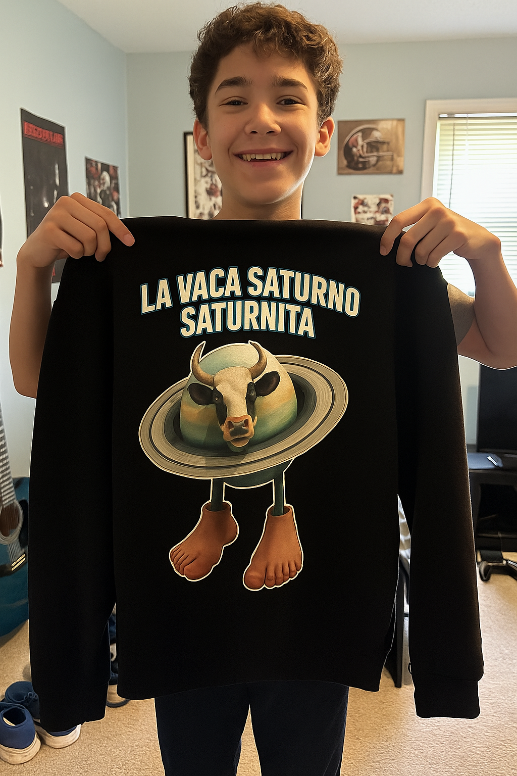 Youth Hoodie “LA VACA SATURNO SATURNITA”