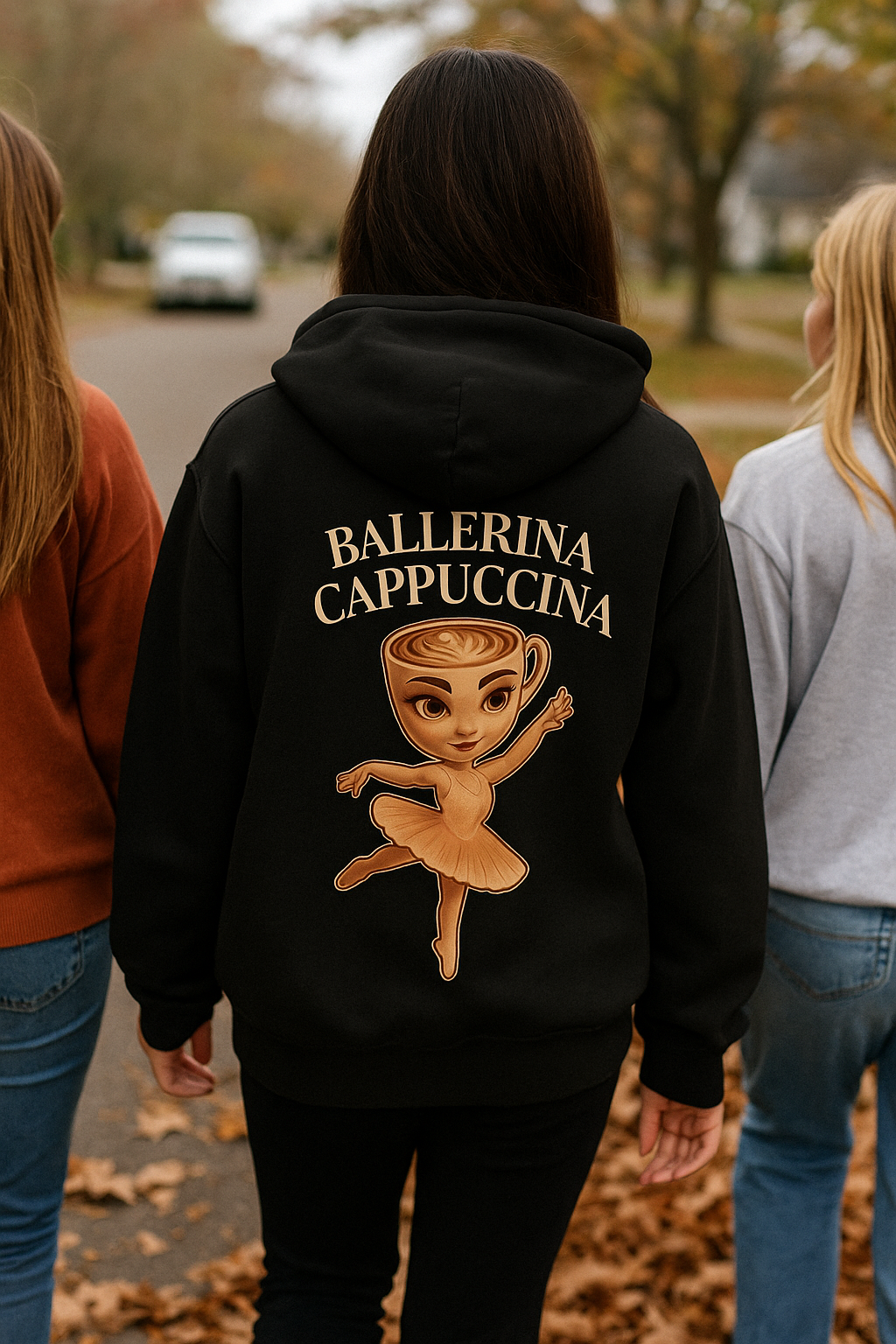 Youth Hoodie “BALLERINA CAPPUCCINA”