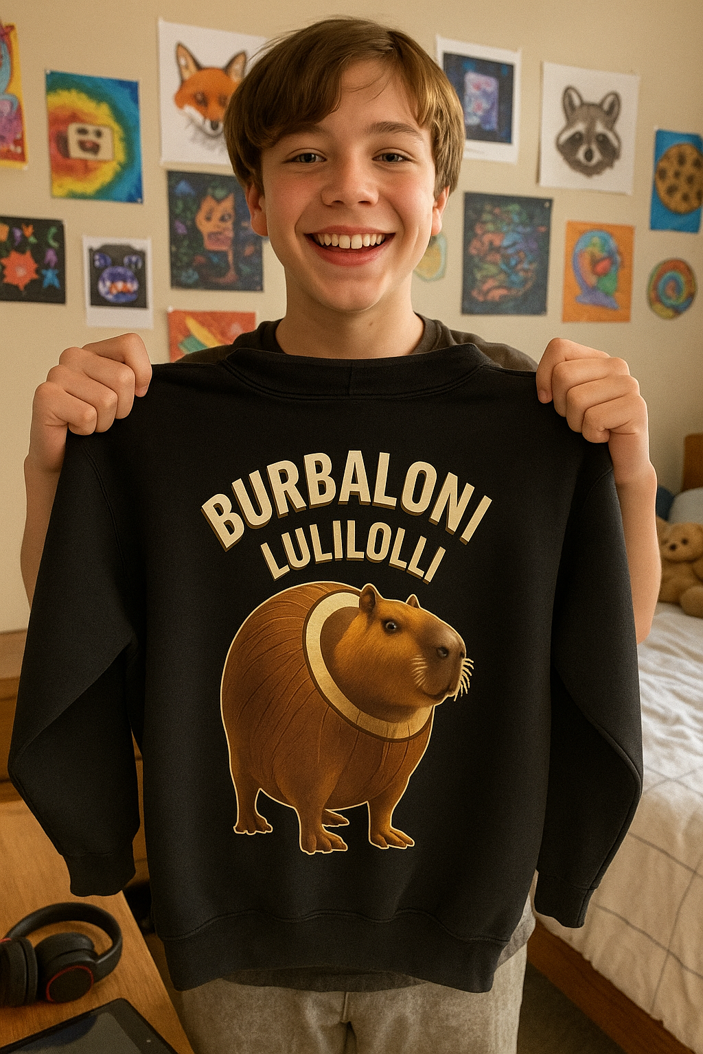 Youth Hoodie “BURBALONI LULILOLLI”