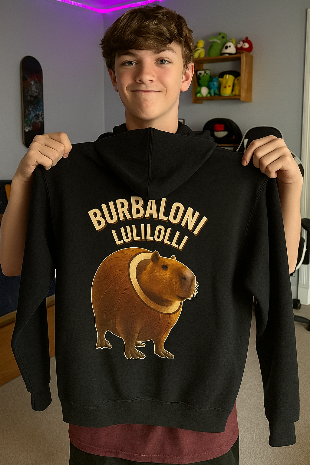 Youth Hoodie “BURBALONI LULILOLLI”