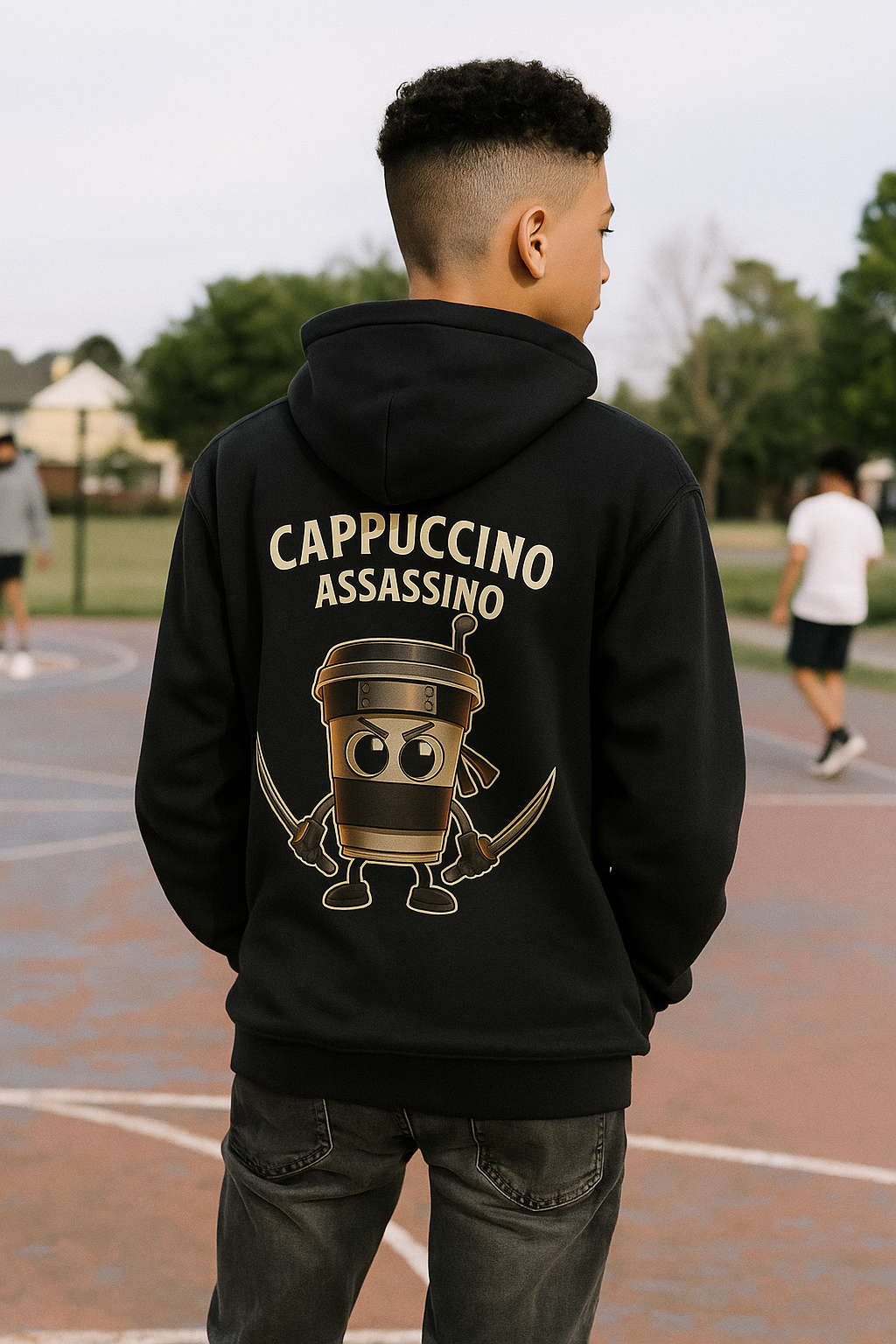 Youth Hoodie “CAPPUCCINO ASSASSINO”