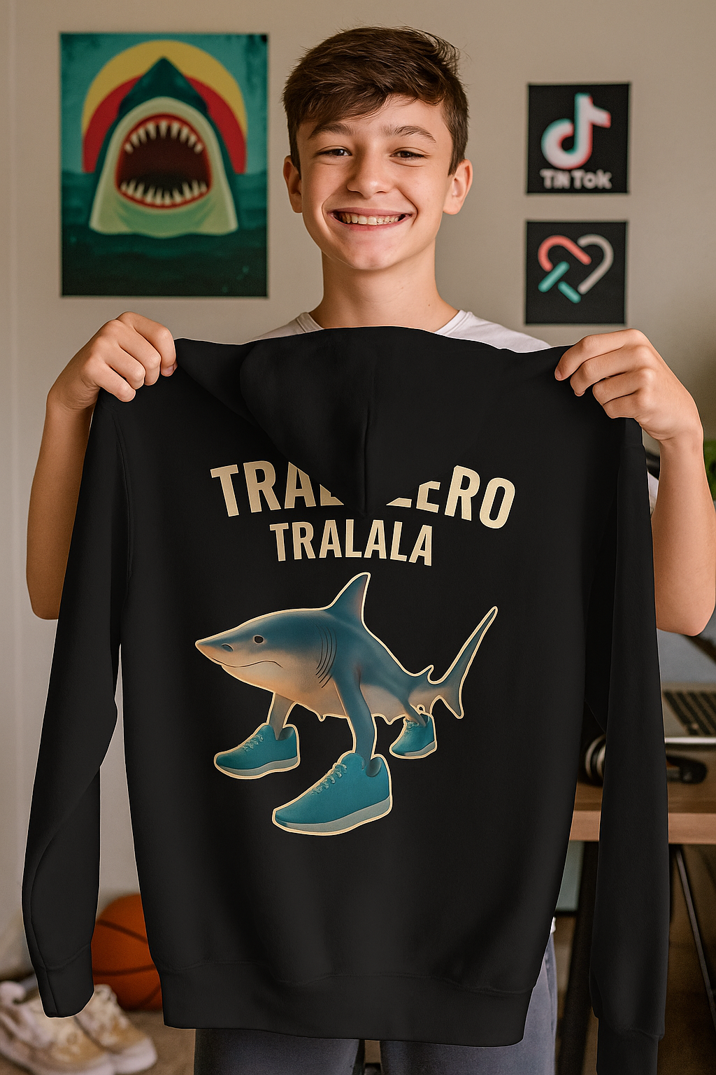 Youth Hoodie “TRALALERO TRALALA”