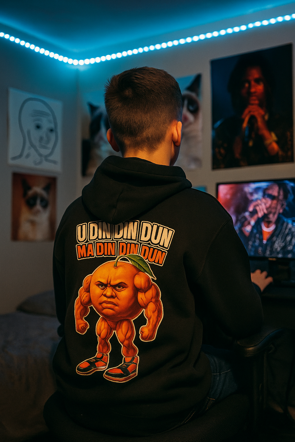 Youth Hoodie “U DIN DIN DUN MA DIN DIN DUN”