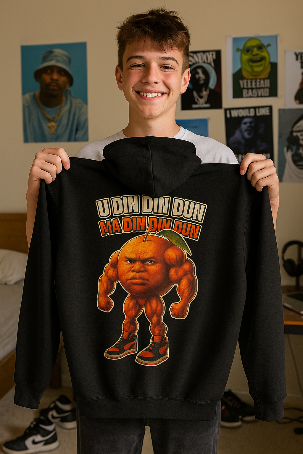 Youth Hoodie “U DIN DIN DUN MA DIN DIN DUN”