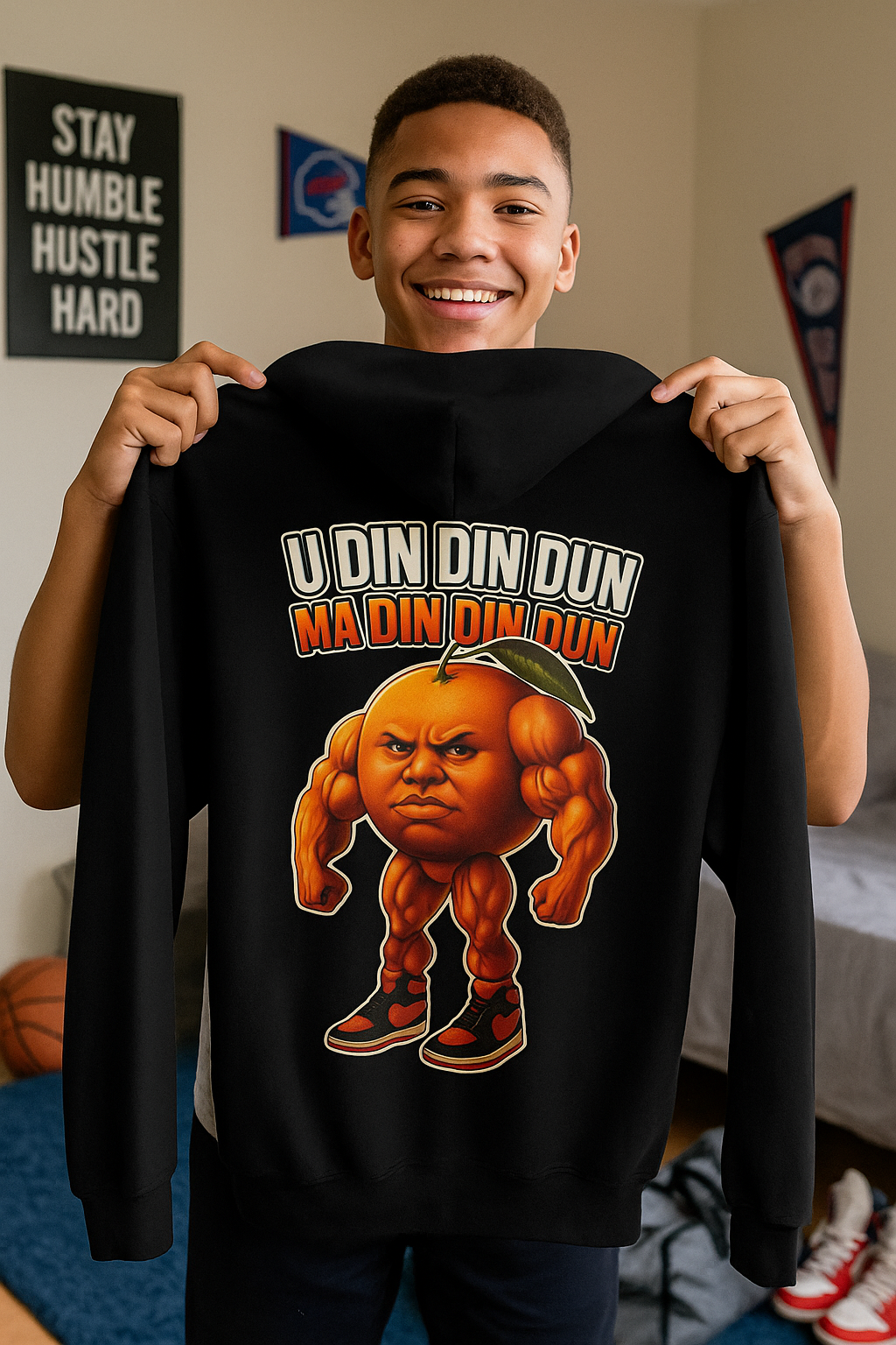 Youth Hoodie “U DIN DIN DUN MA DIN DIN DUN”