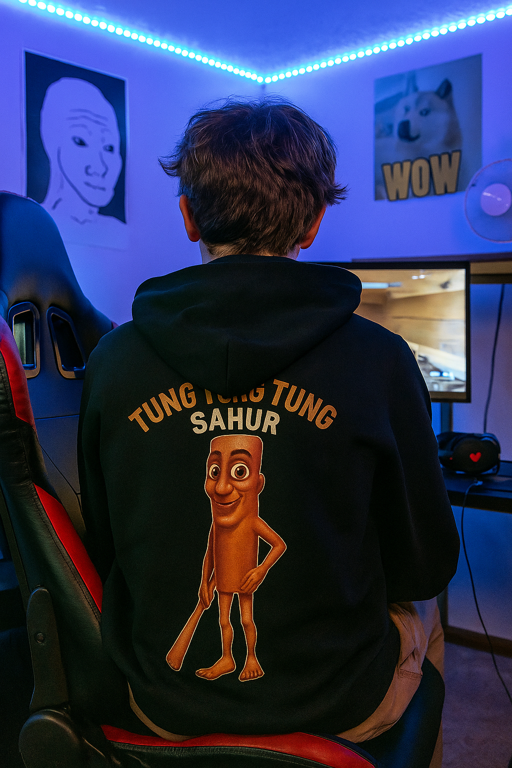 Youth Hoodie “TUNG TUNG TUNG TUNG SAHUR”