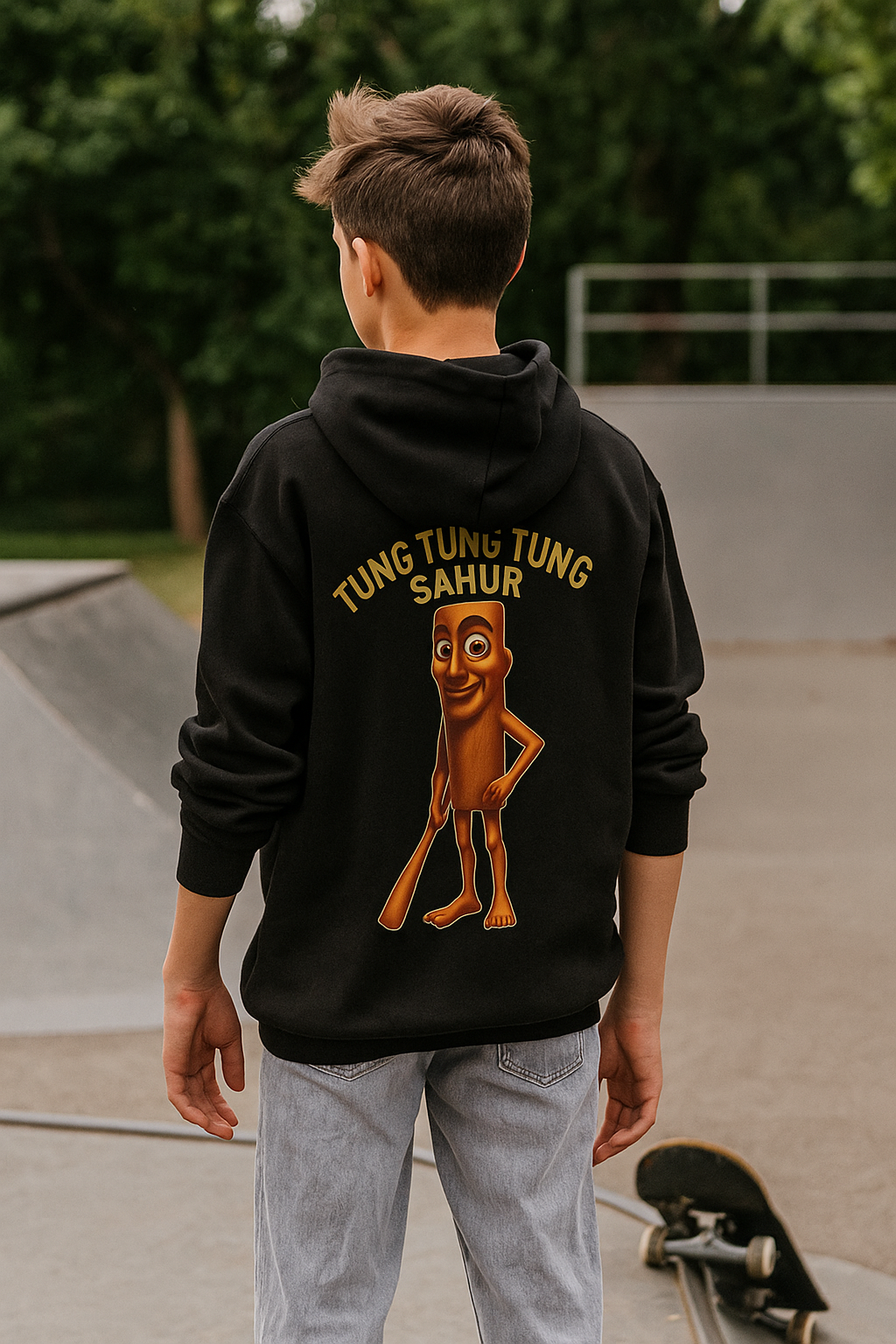 Youth Hoodie “TUNG TUNG TUNG TUNG SAHUR”