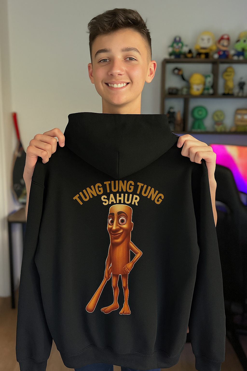 Youth Hoodie “TUNG TUNG TUNG TUNG SAHUR”