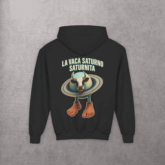 Youth Hoodie “LA VACA SATURNO SATURNITA”