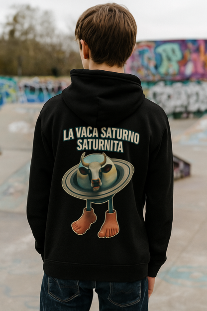 Youth Hoodie “LA VACA SATURNO SATURNITA”