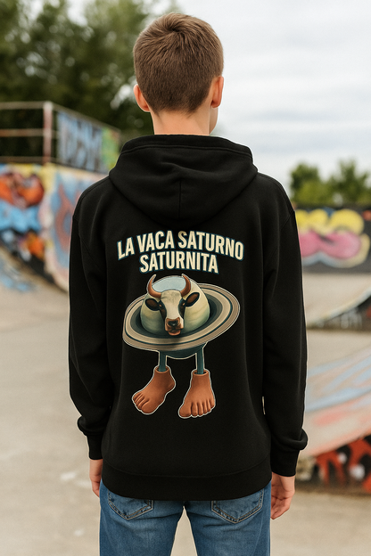 Youth Hoodie “LA VACA SATURNO SATURNITA”