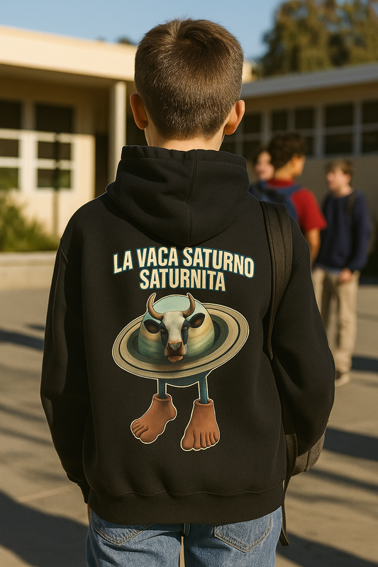 Youth Hoodie “LA VACA SATURNO SATURNITA”