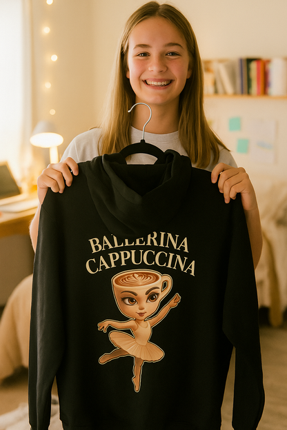 Youth Hoodie “BALLERINA CAPPUCCINA”