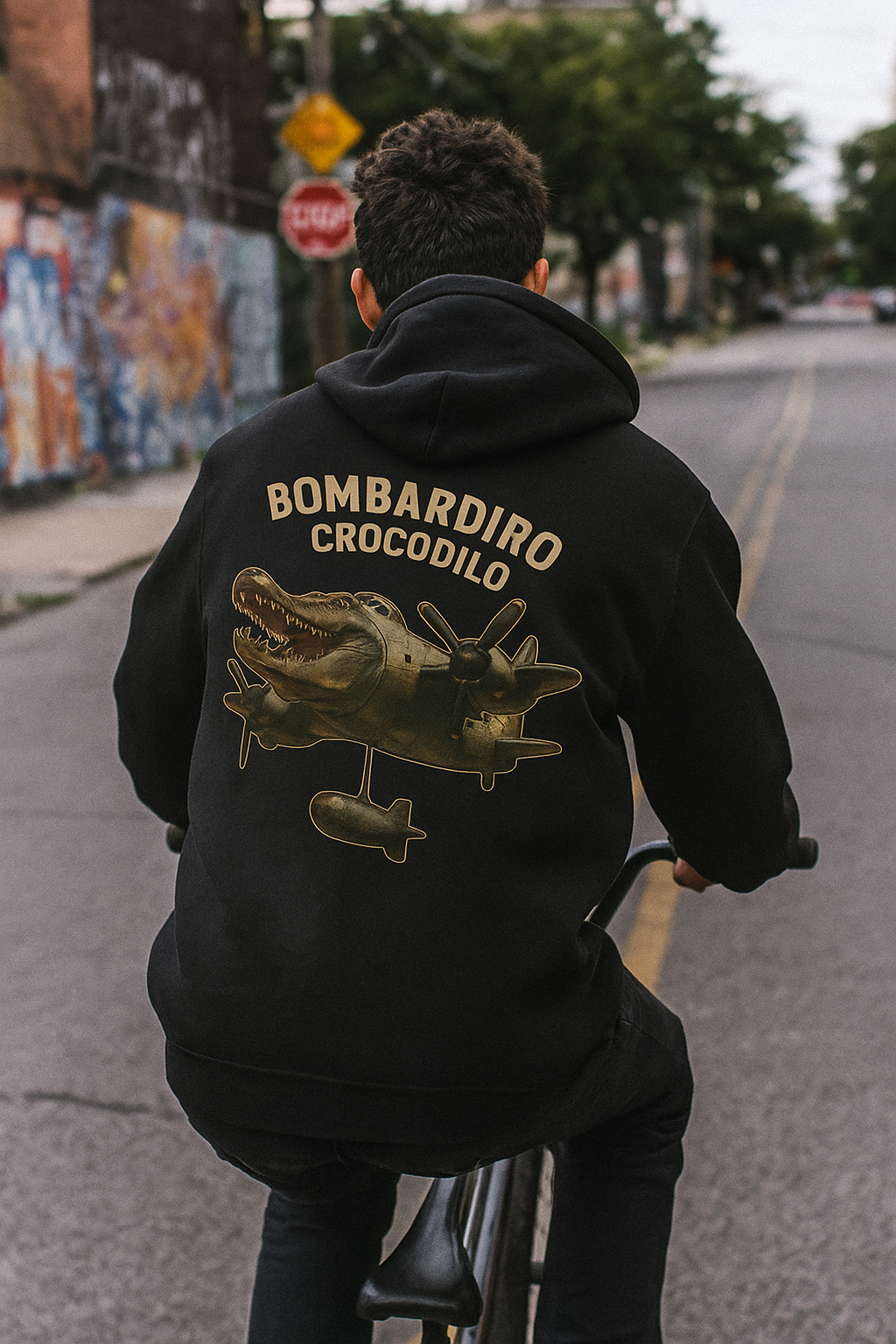 Youth Hoodie “BOMBARDIRO CROCODILO”