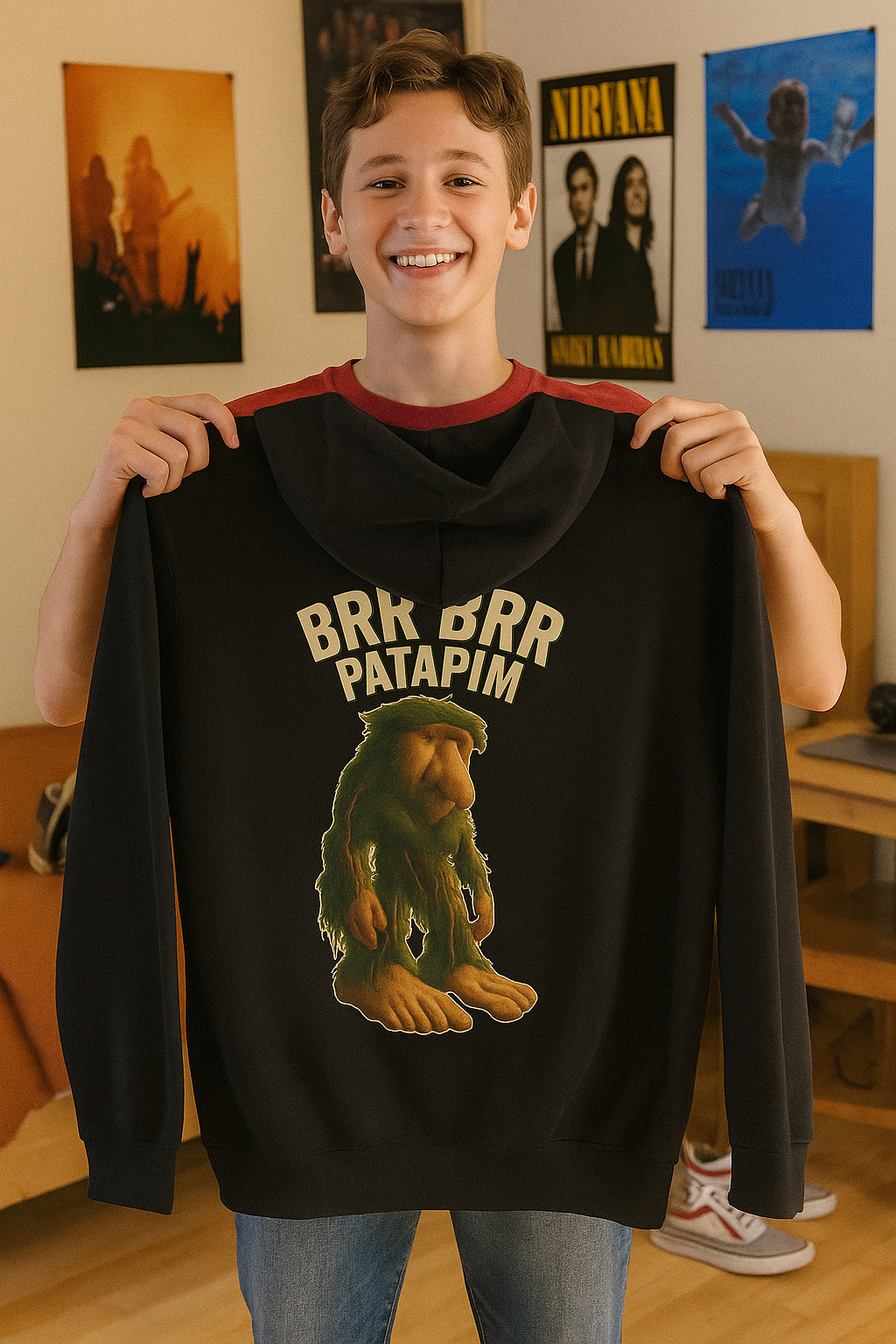 Youth Hoodie “BRR BRR PATAPIM”
