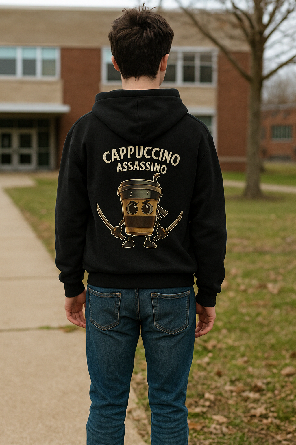 Youth Hoodie “CAPPUCCINO ASSASSINO”