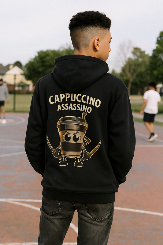 Youth Hoodie “CAPPUCCINO ASSASSINO”