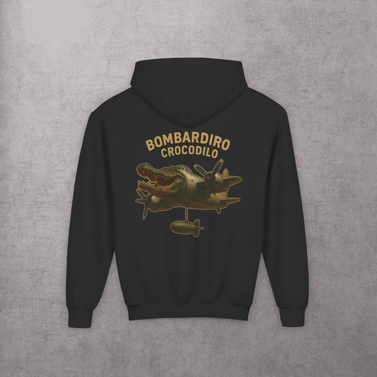 Youth Hoodie “BOMBARDIRO CROCODILO”
