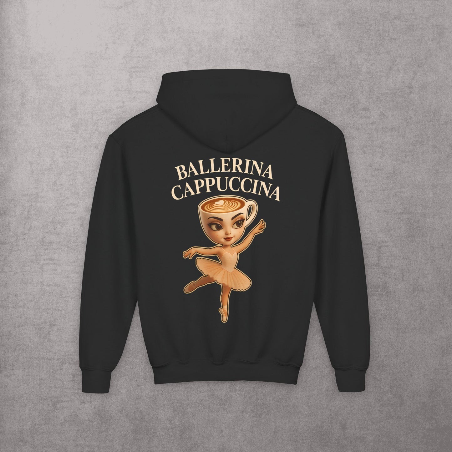 Youth Hoodie “BALLERINA CAPPUCCINA”