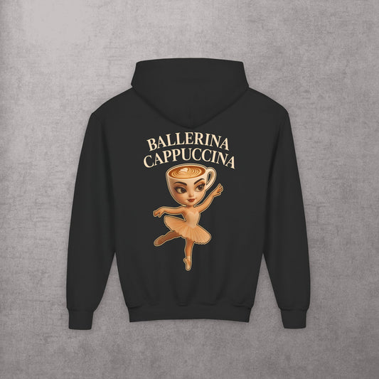 Youth Hoodie “BALLERINA CAPPUCCINA”